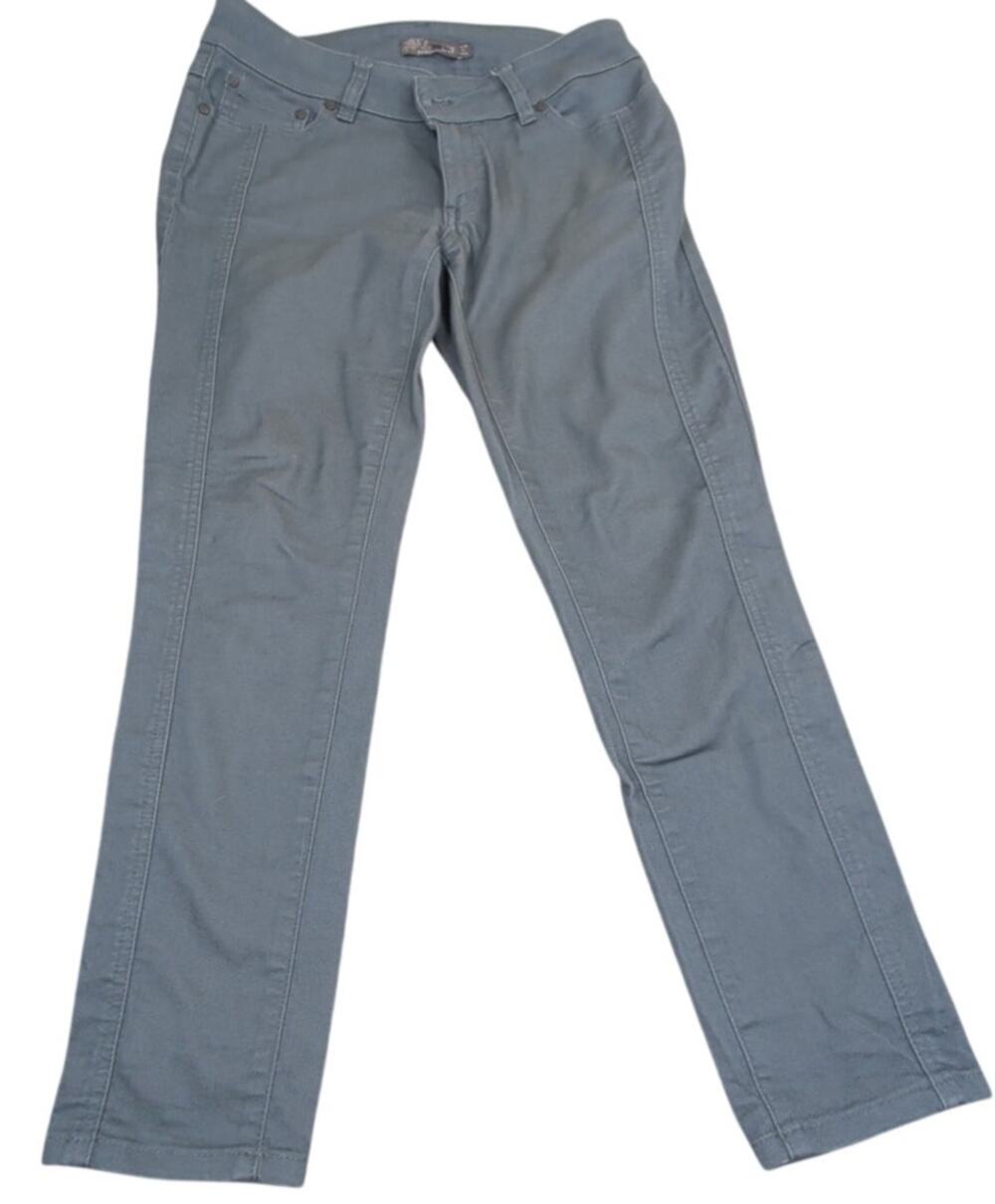 PrAna Womens Teal Blue Skinny Jeans Cotton Blend Size 8